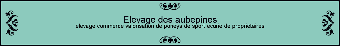 Elevage des aubepines